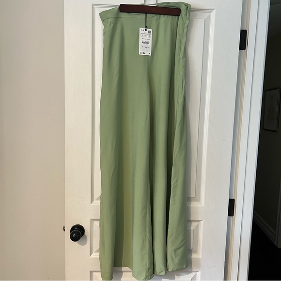 NWT Zara High Waisted, Wide Leg Pants - Picture 4 of 9